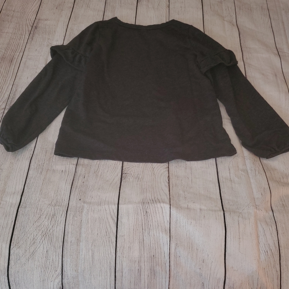 Old Navy Black Ruffled Top - Picture 9 of 9